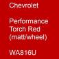 Preview: Chevrolet, Performance Torch Red (matt/wheel), WA816U.